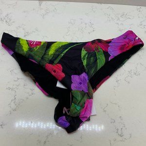 NWT Guess Black Printed Bikini Bottom Swimsuit